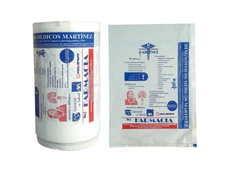 bolsas de plastico camiseta troquelada y rollo - Bolsa de Plastico